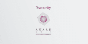 Logo for the 2018 IT Security Award.