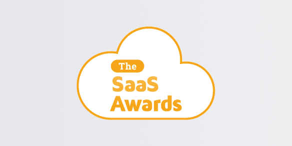 Awards logo for The SaaS Awards Best SaaS 2021.