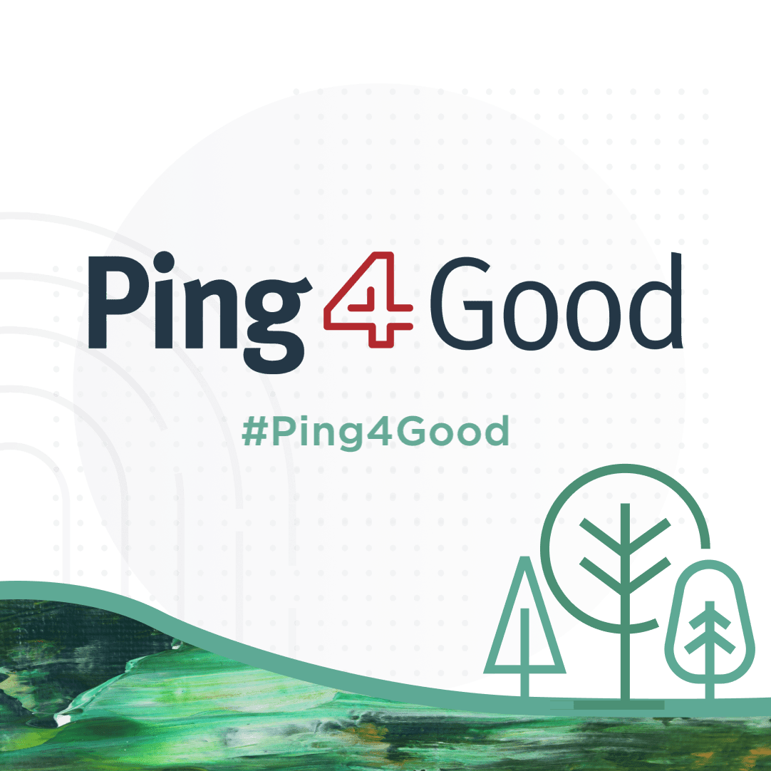 Ping 4 Good logo with trees