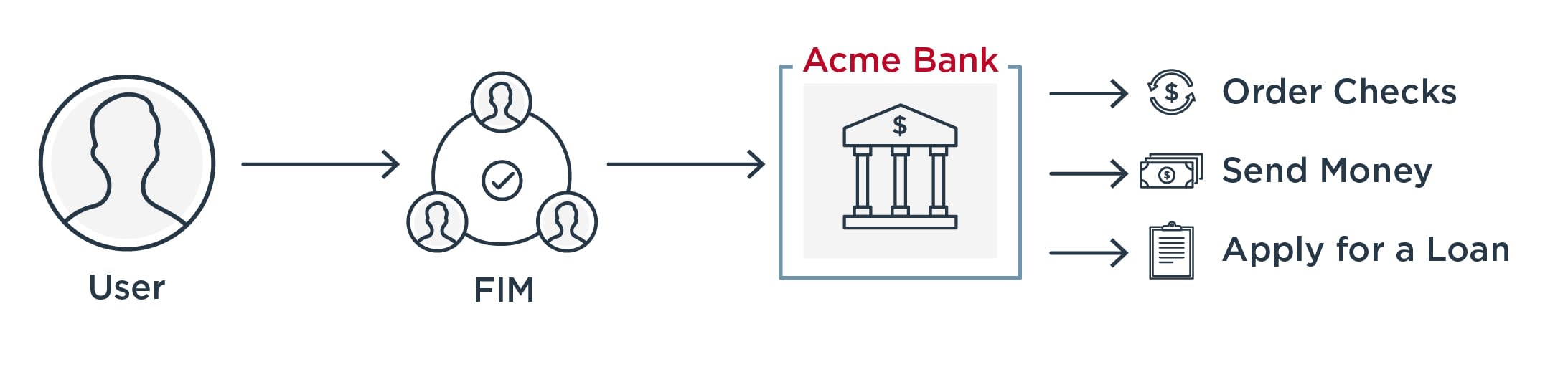 representation of FIM in banking instance