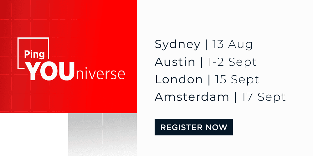 Ping YOUniverse registration banner