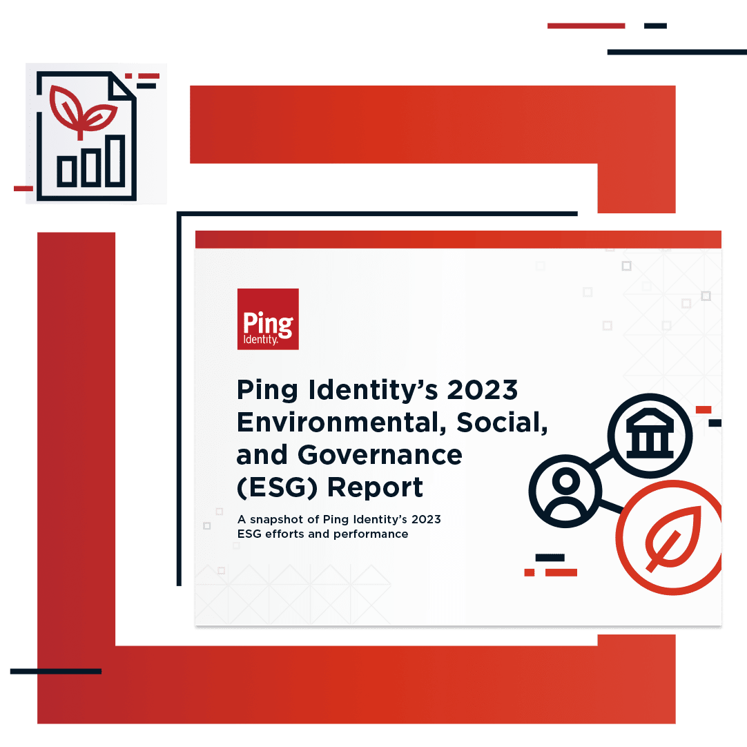 Ping Identitys ESG Report cover