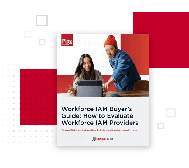 Two people at a computer IAM guide cover