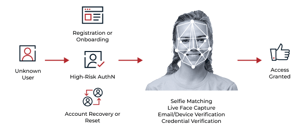 PingOne Verify user flow diagram