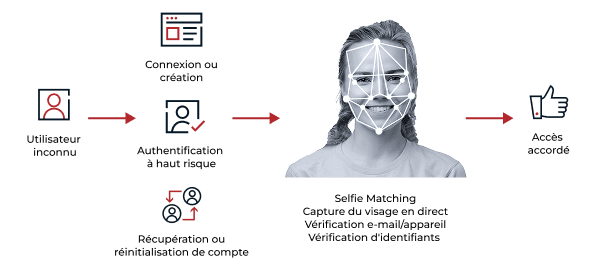 Diagramme de flux utilisateur de PingOne Verify