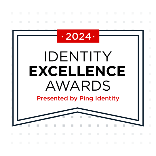 2024 Identity Excellence Awards logo by Ping Identity.