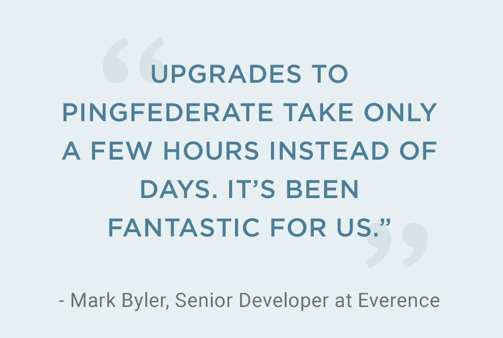 Quote from Mark Byler, Senior Developer at Everence