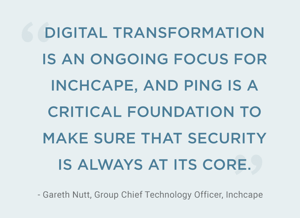 Quote from Gareth Nutt, Group Chief Technology Officer, Inchcape