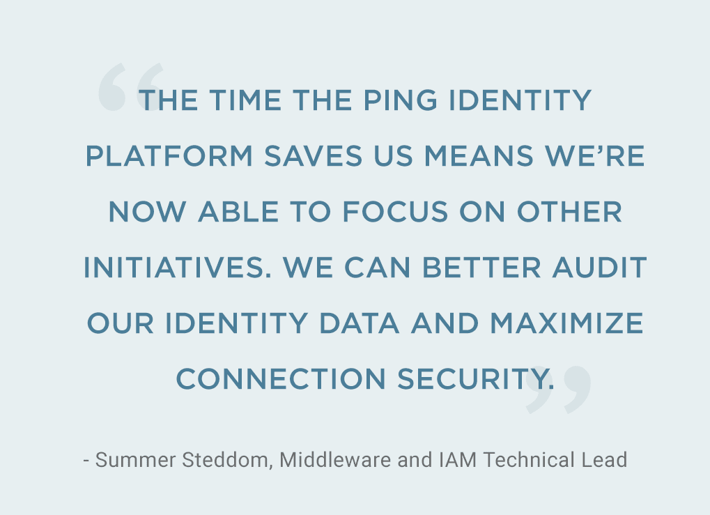 Quote from Summer Steddom, Middleware and IAM Technical Lead