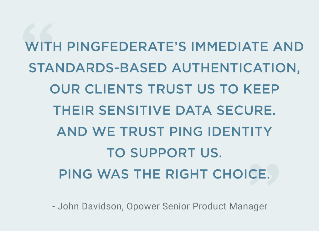 Quote from John Davidson, Opower Senior Product Manager