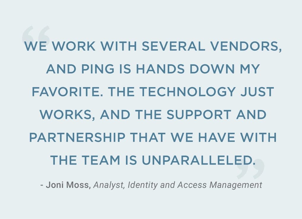 Quote from Joni Moss, Analyst, Identity and Access Management